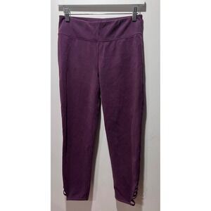 FP Movement Purple Lattice Leggings Cropped‎ Athletic Workout Athleisure Size L